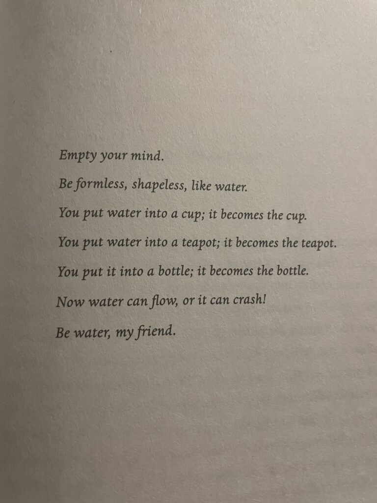 Be Water