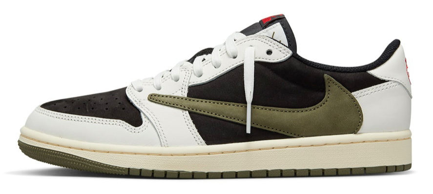 Sneaker releases 2023: Travis Scott Jordan 1 Low Olive 