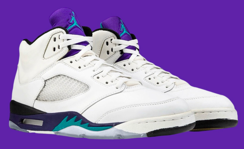 Sneaker Releases: Air Jordan 5 Grape